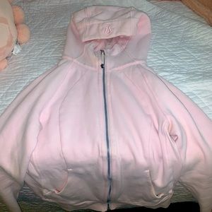 Baby pink lululemon scuba hoodie
